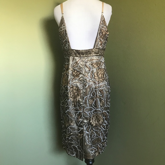 Sue Wong Nocturne embroidery beaded floral evening dress - Picture 2 of 10